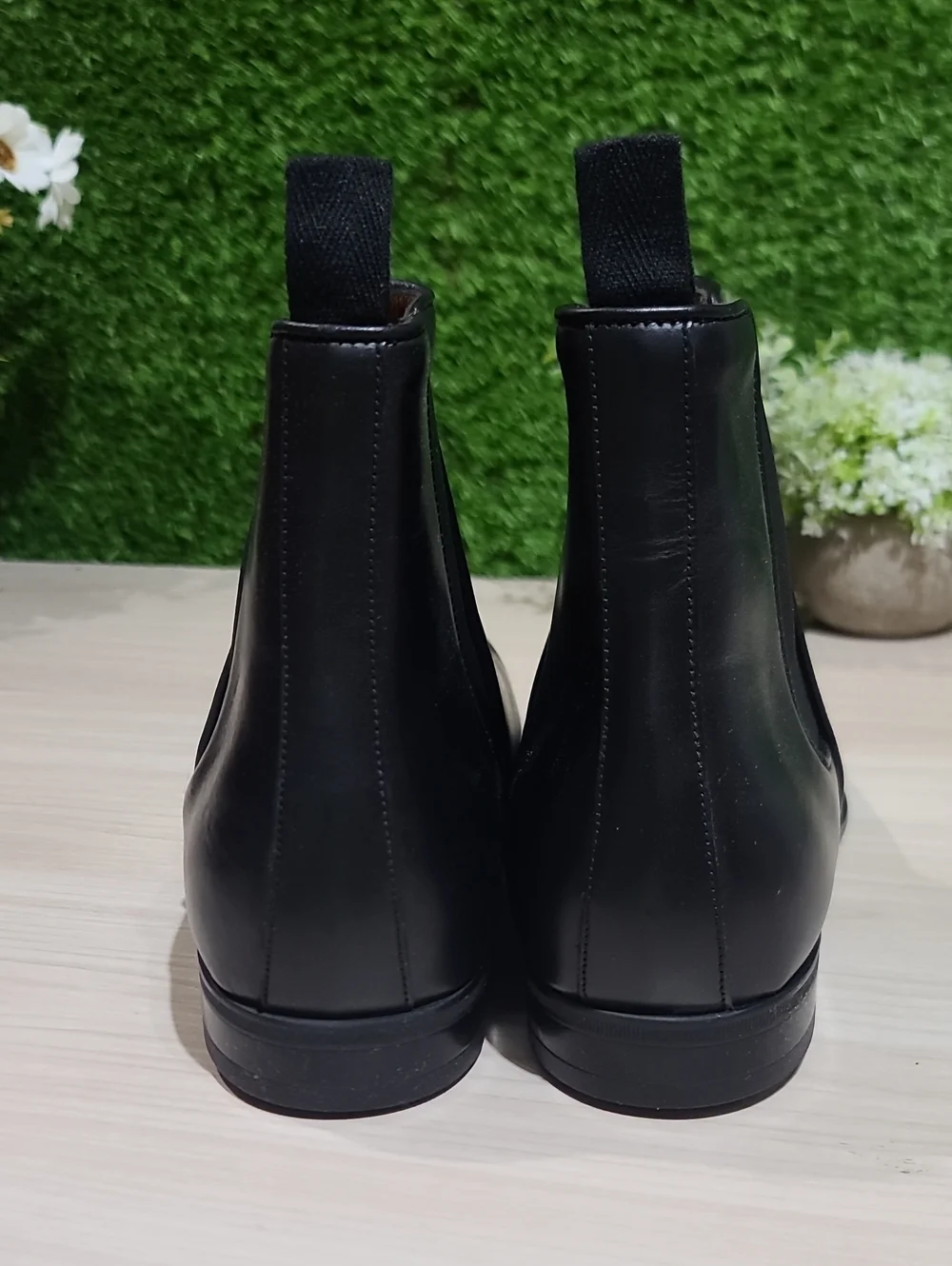 Aquatalia Mens Adrian Black Boots / US 10.5 New